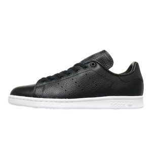 Adidas Men Stan Smith Black Leather - sz 8.5
